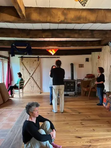 Un atelier de groupe animé par Delphine Silloray